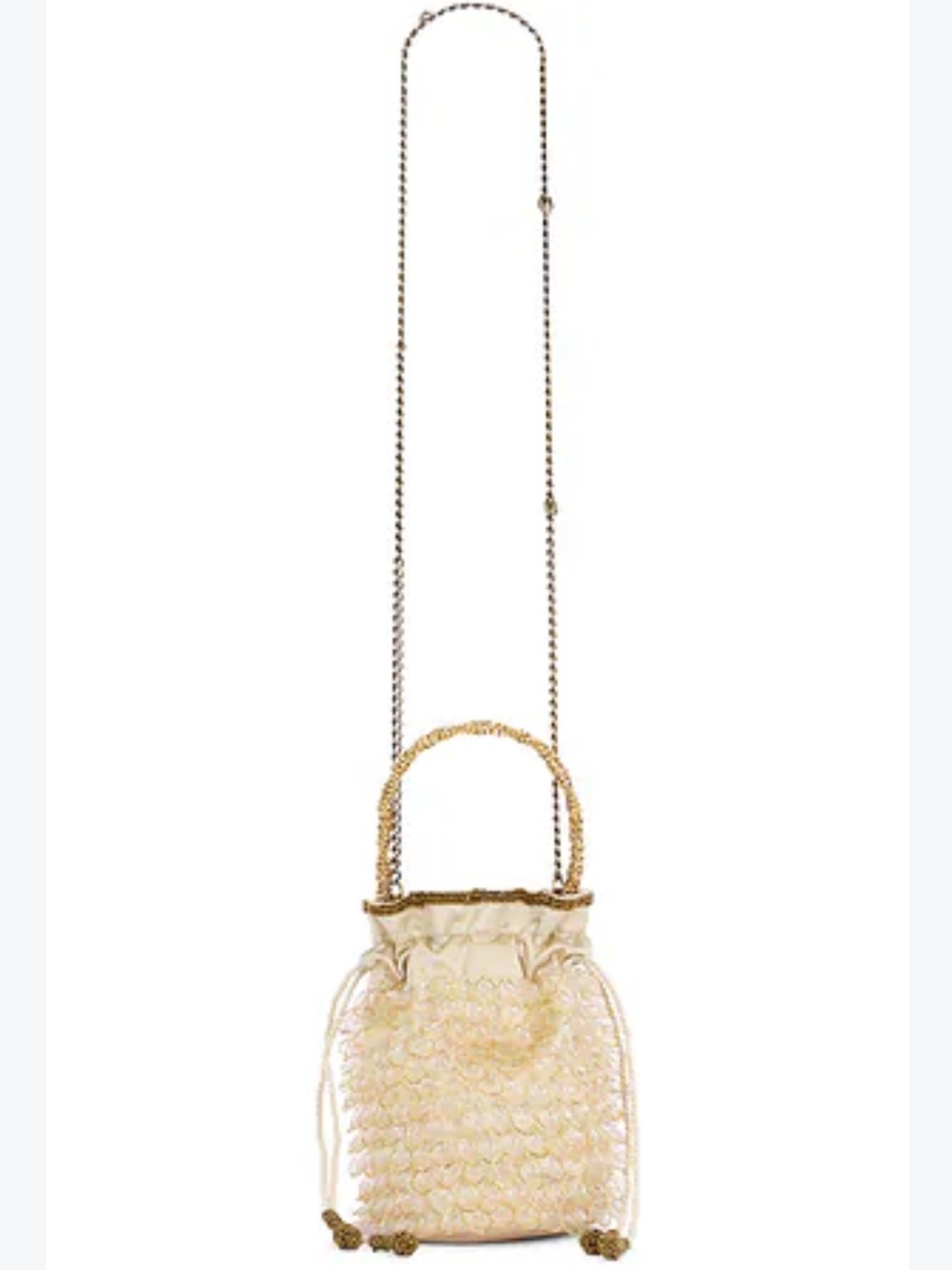 PatBo Flor Bag in Beige/Gold